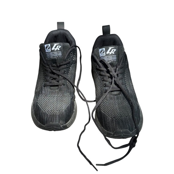 Conzuri Other - Conzuri CNZI LR Black Knit Men's Lace Up Low Top Athletic Sneakers Rubber Sole